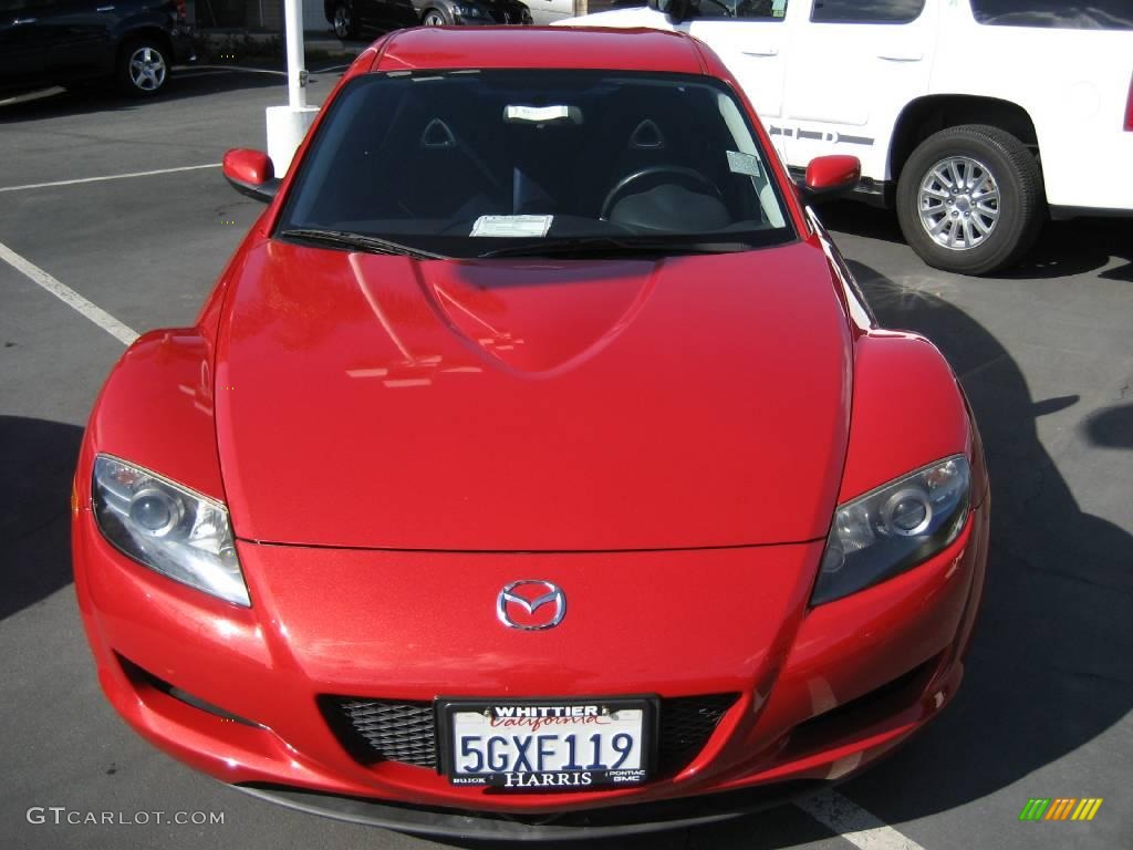 2004 RX-8 Sport - Velocity Red Mica / Black photo #2