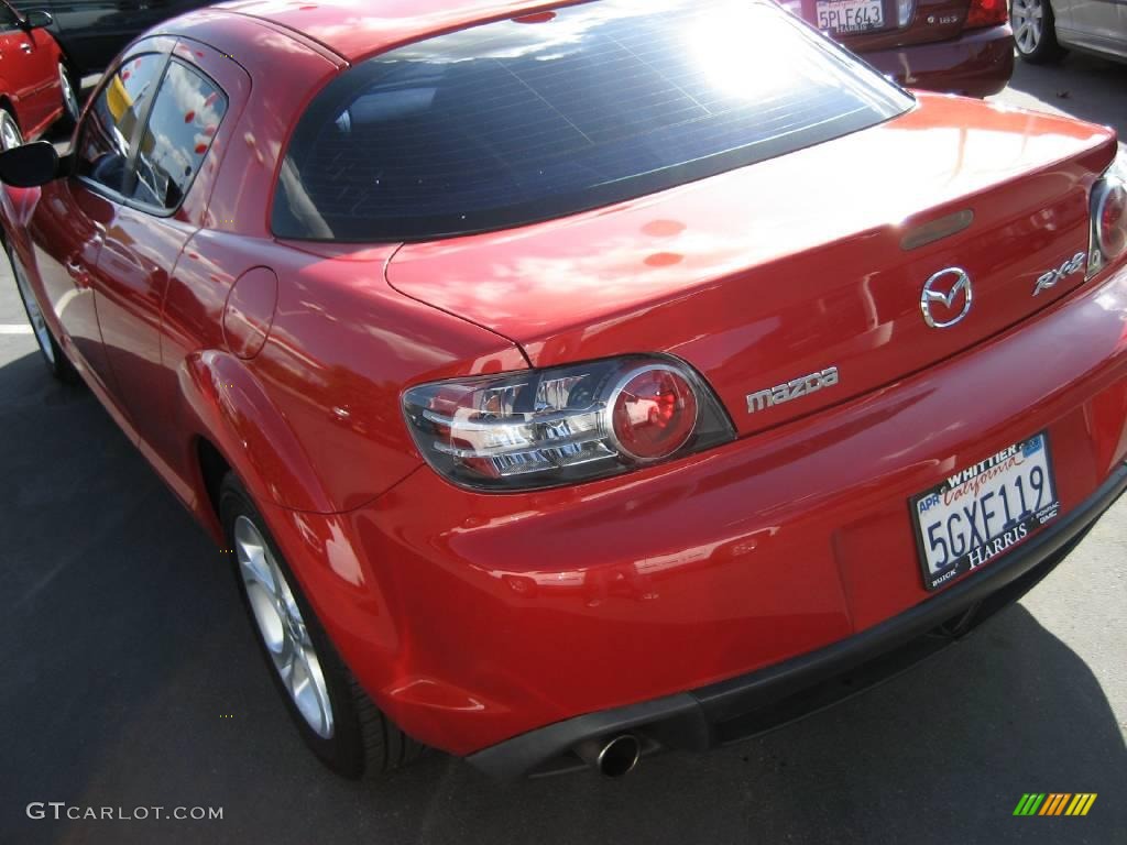 2004 RX-8 Sport - Velocity Red Mica / Black photo #5