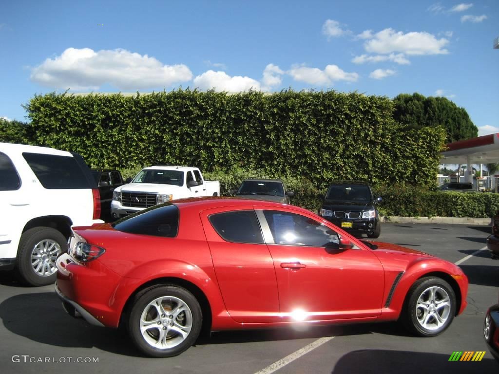 2004 RX-8 Sport - Velocity Red Mica / Black photo #8