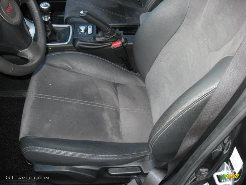 Carbon Black/Graphite Gray Alcantara Interior 2008 Subaru Impreza WRX STi Photo #39024031