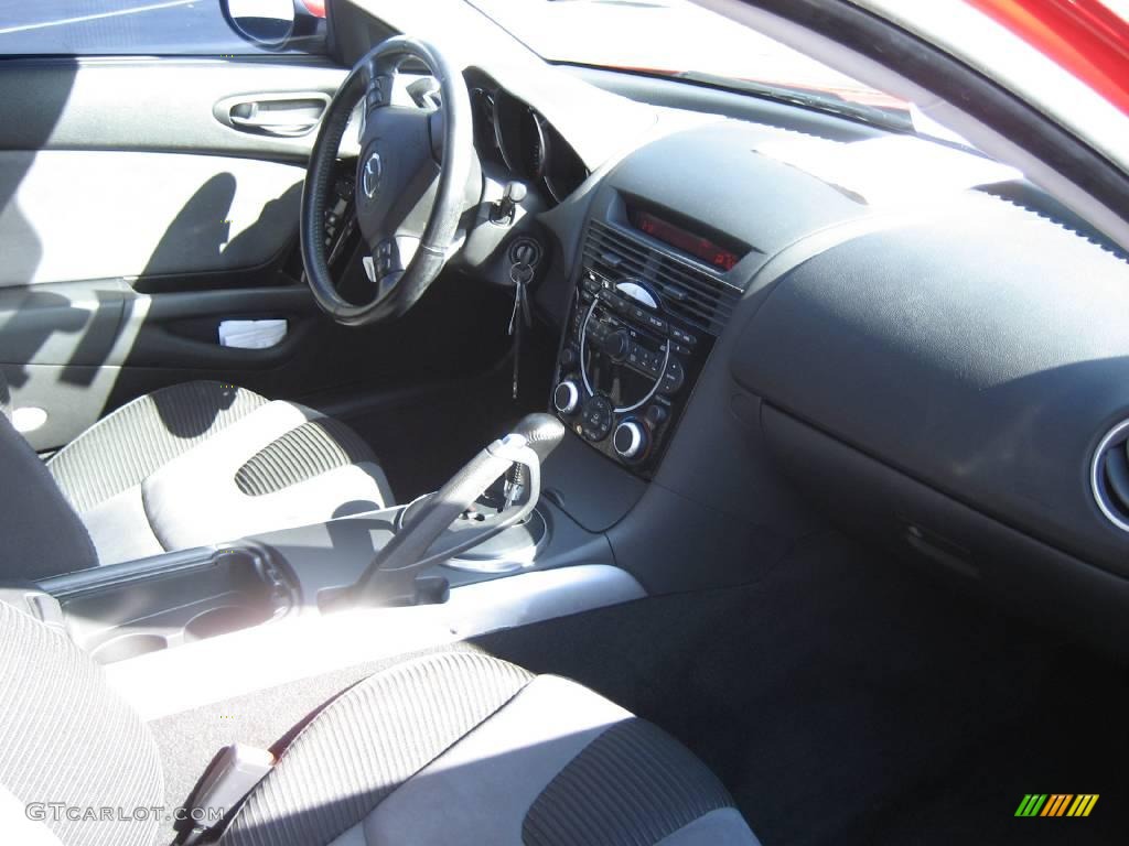 2004 RX-8 Sport - Velocity Red Mica / Black photo #15