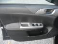Carbon Black/Graphite Gray Alcantara Door Panel Photo for 2008 Subaru Impreza #39024215