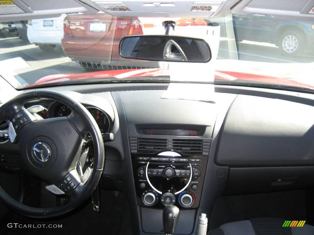 2004 RX-8 Sport - Velocity Red Mica / Black photo #17