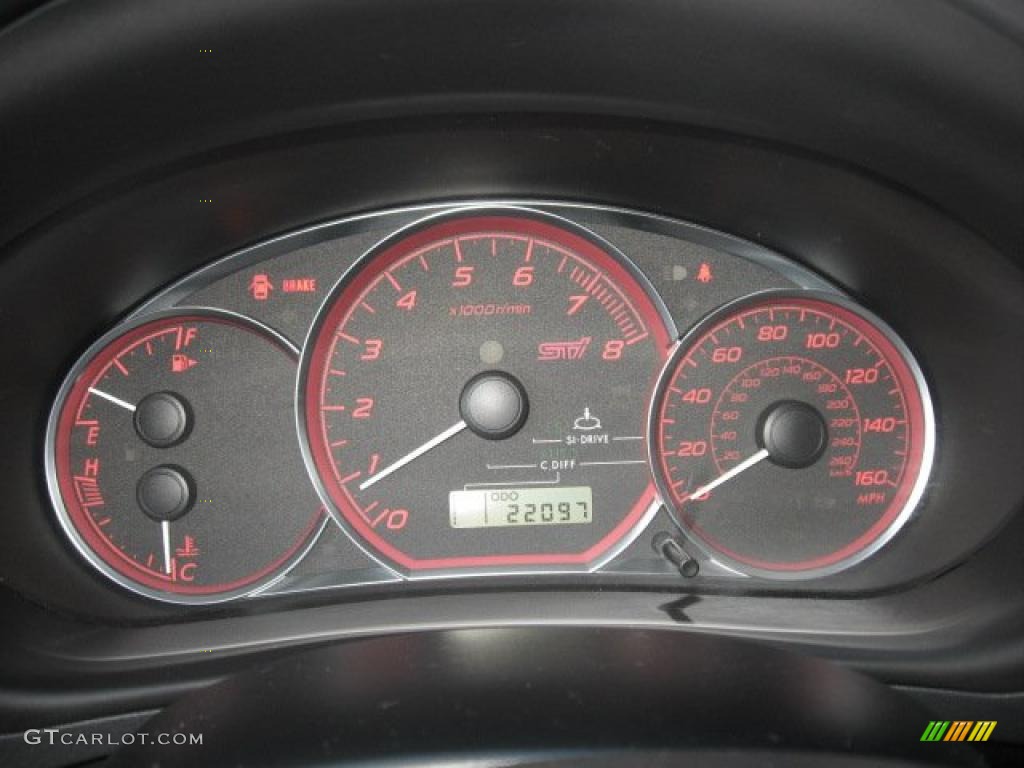 2008 Subaru Impreza WRX STi Gauges Photo #39024307