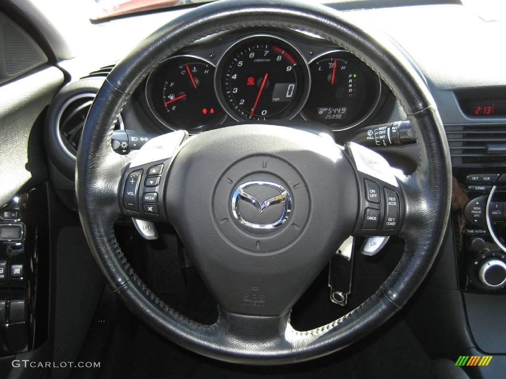 2004 RX-8 Sport - Velocity Red Mica / Black photo #19