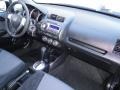 Black/Grey 2008 Honda Fit Hatchback Interior Color