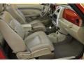 Pastel Pebble Beige 2006 Chrysler PT Cruiser Touring Convertible Interior Color