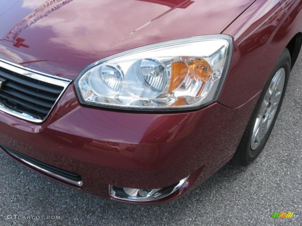 2007 Malibu LT Sedan - Sport Red Metallic / Titanium Gray photo #34