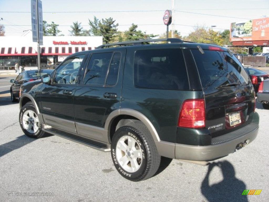 2004 Explorer Eddie Bauer 4x4 - Aspen Green Metallic / Medium Parchment photo #9