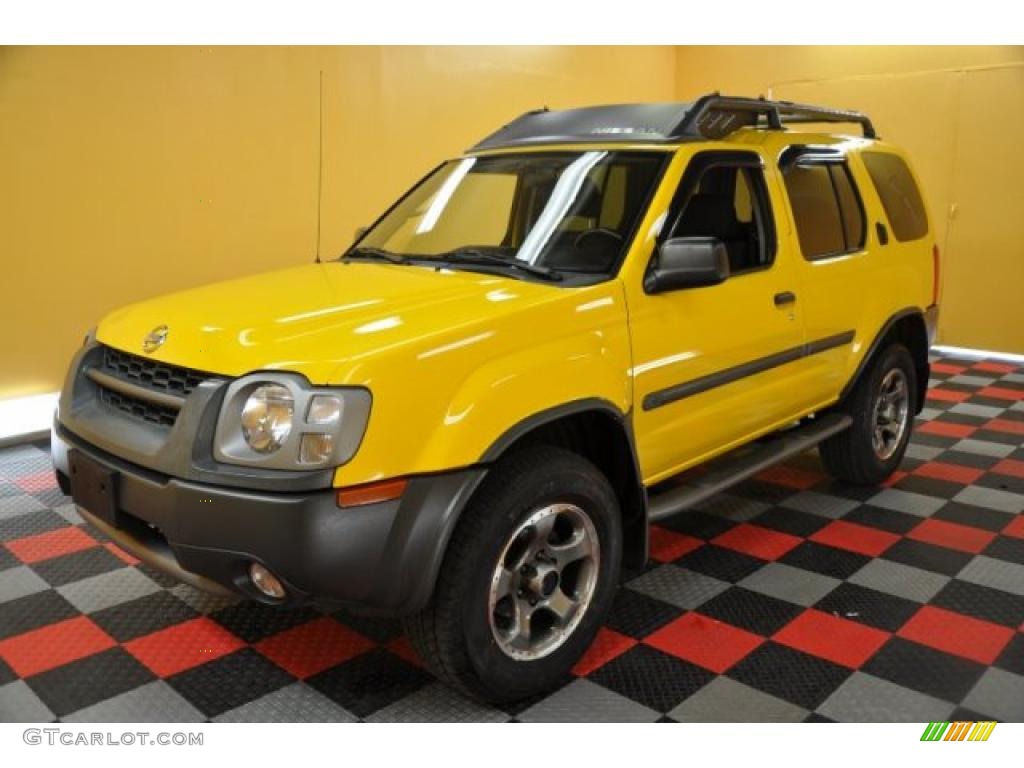 Yellow 2002 nissan xterra #4