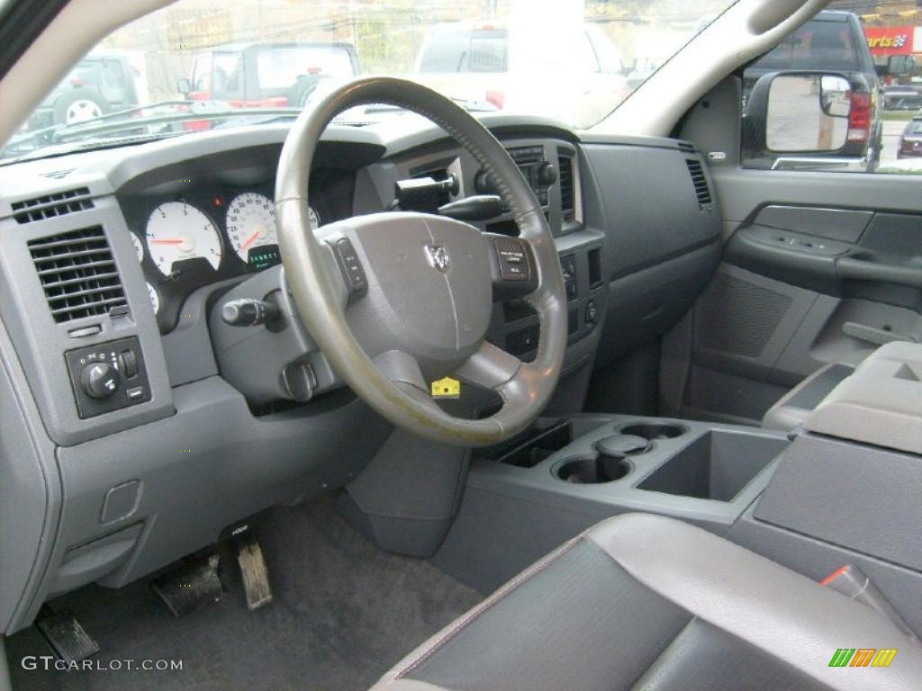 2007 Ram 3500 Sport Quad Cab 4x4 Dually - Brilliant Black Crystal Pearl / Medium Slate Gray photo #12