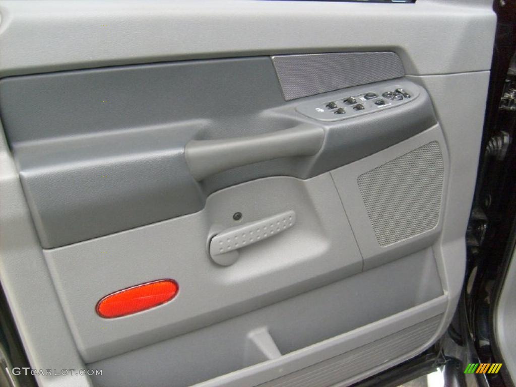 2007 Ram 3500 Sport Quad Cab 4x4 Dually - Brilliant Black Crystal Pearl / Medium Slate Gray photo #13