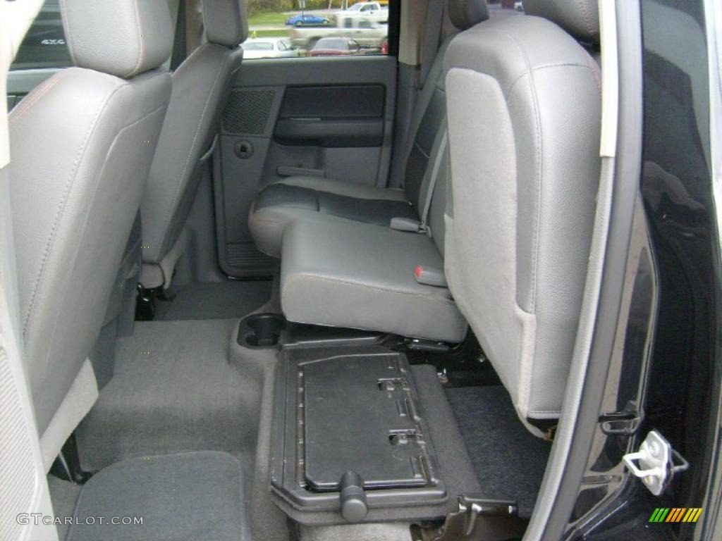 2007 Ram 3500 Sport Quad Cab 4x4 Dually - Brilliant Black Crystal Pearl / Medium Slate Gray photo #14