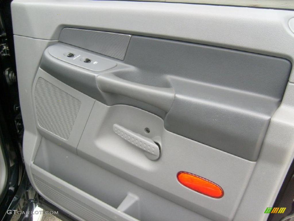 2007 Dodge Ram 3500 Sport Quad Cab 4x4 Dually Medium Slate Gray Door Panel Photo #39026699
