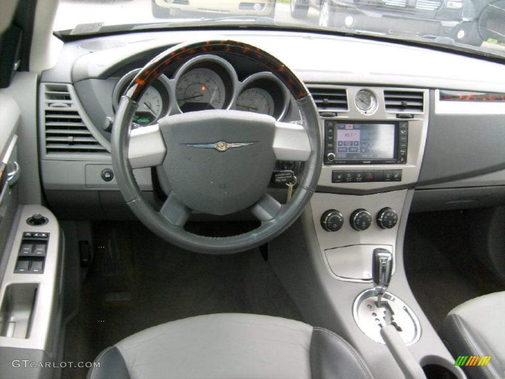 2008 Chrysler Sebring Limited AWD Sedan Dark Slate Gray/Light Slate Gray Dashboard Photo #39027031