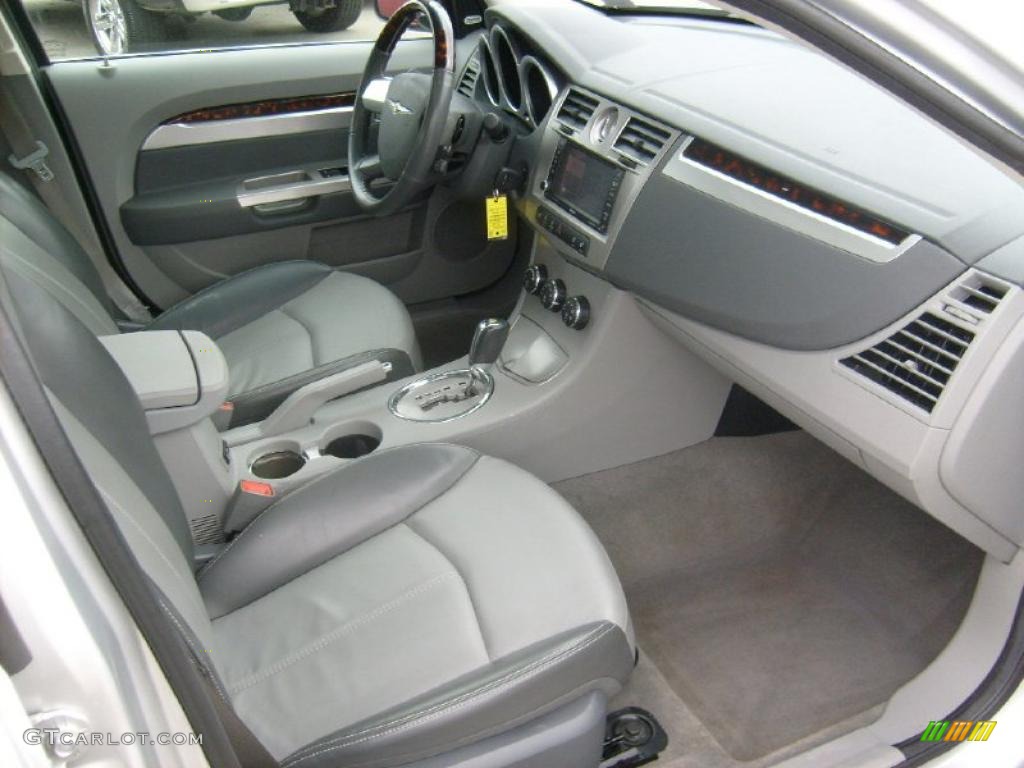 2008 Chrysler Sebring Limited AWD Sedan Dark Slate Gray/Light Slate Gray Dashboard Photo #39027095