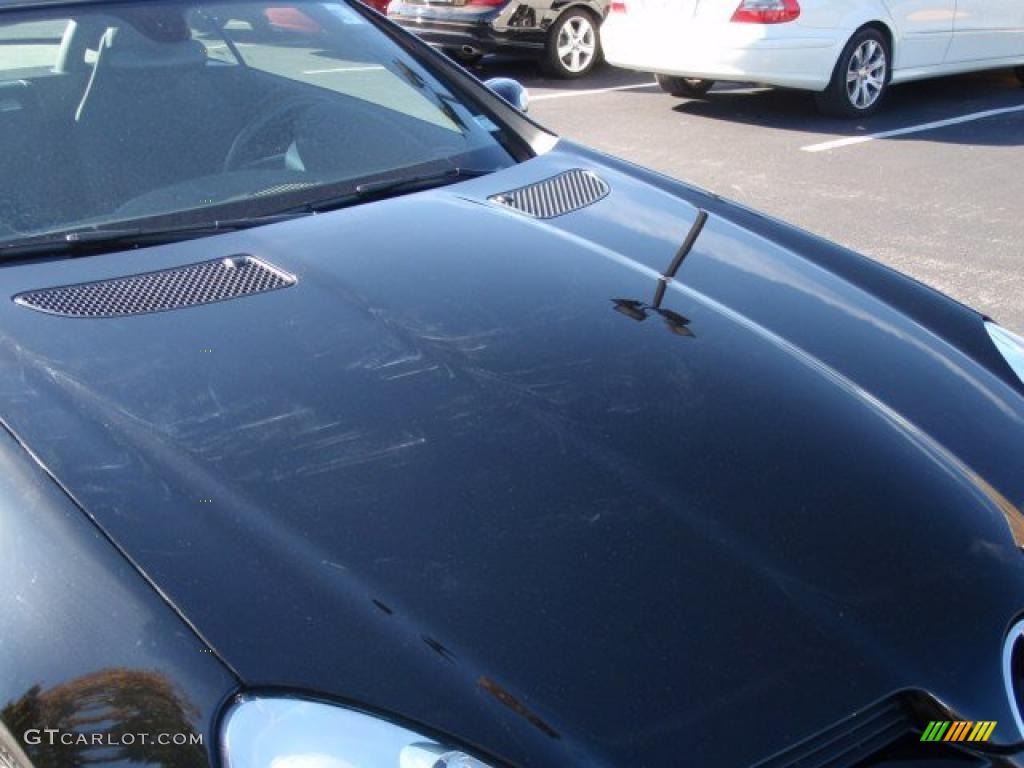 2005 SLK 350 Roadster - Black / Black photo #4