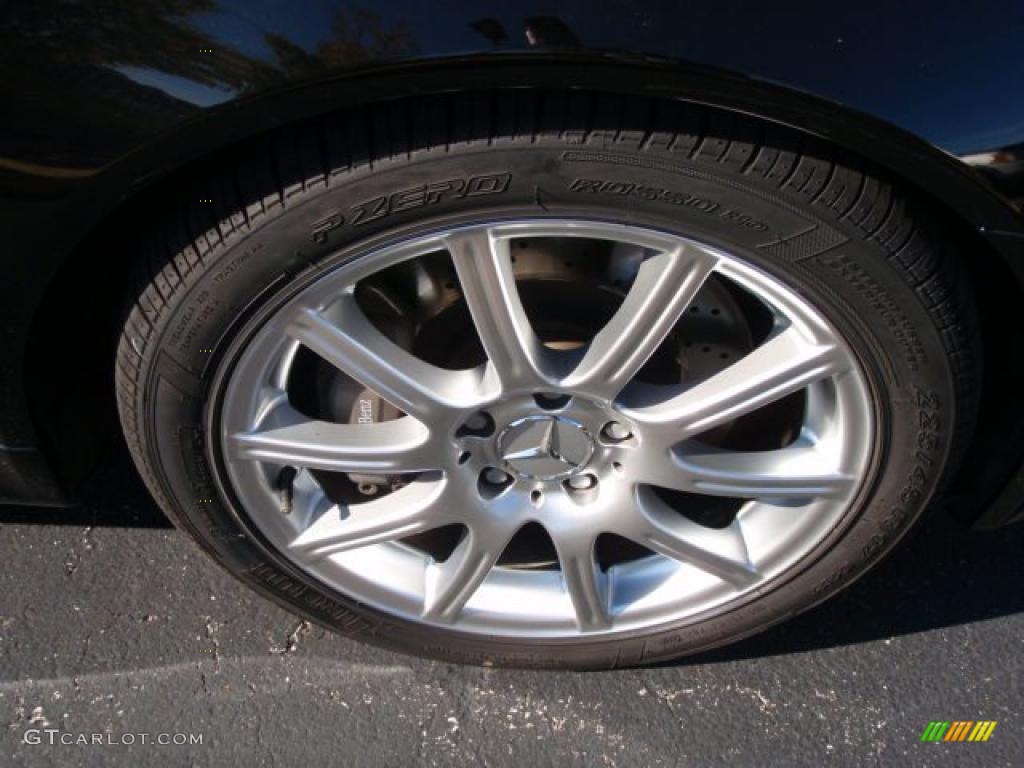 2005 SLK 350 Roadster - Black / Black photo #5