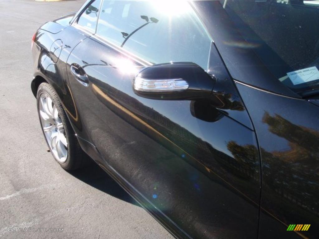 2005 SLK 350 Roadster - Black / Black photo #6