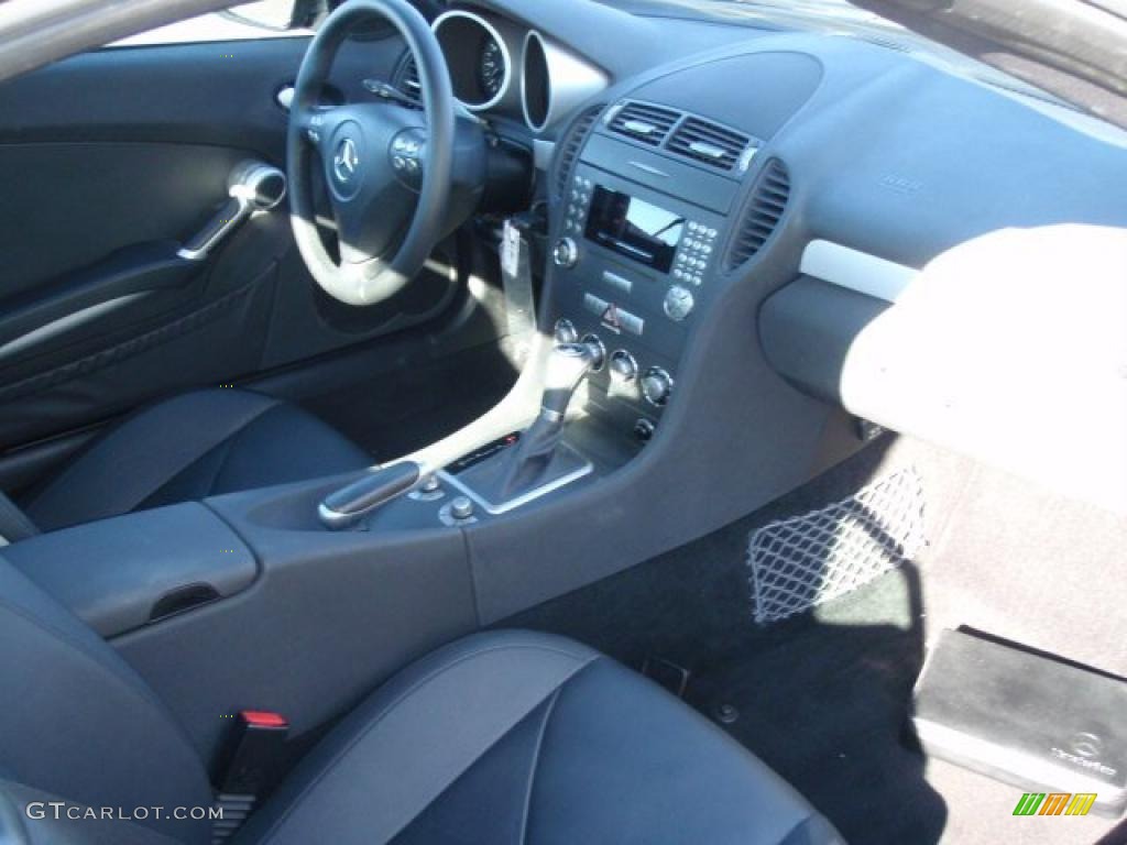 2005 SLK 350 Roadster - Black / Black photo #8