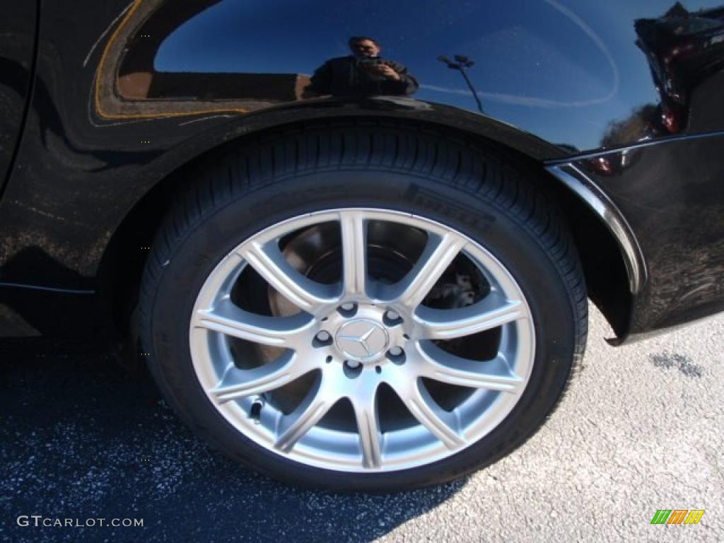 2005 SLK 350 Roadster - Black / Black photo #12