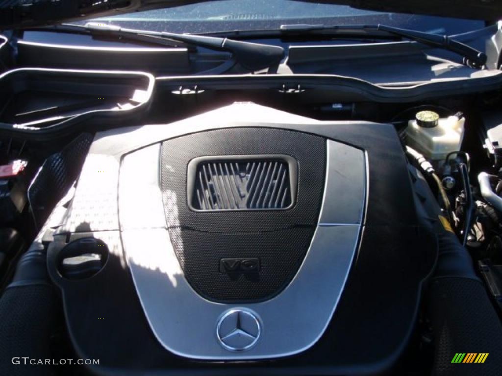 2005 SLK 350 Roadster - Black / Black photo #15