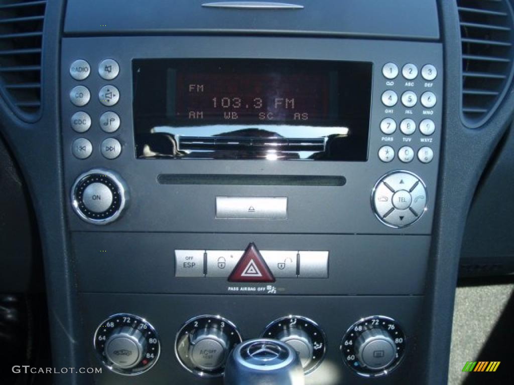 2005 SLK 350 Roadster - Black / Black photo #17