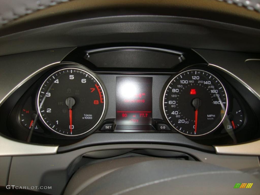 2011 Audi A4 2.0T Sedan Gauges Photo #39027649