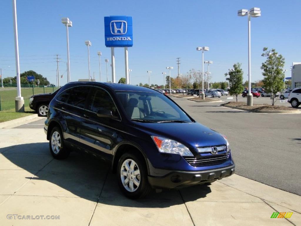 2008 CR-V EX - Royal Blue Pearl / Gray photo #2