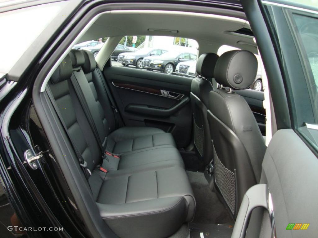 Black Interior 2011 Audi A6 3.0T quattro Sedan Photo #39028035