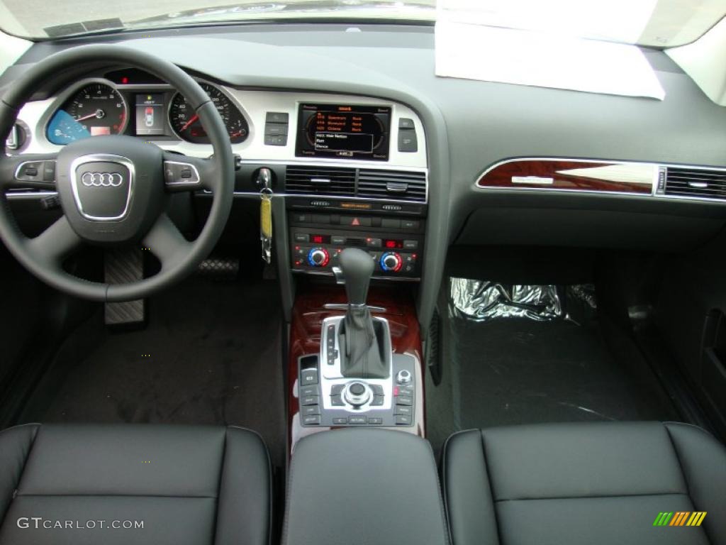 2011 Audi A6 3.0T quattro Sedan Black Dashboard Photo #39028127