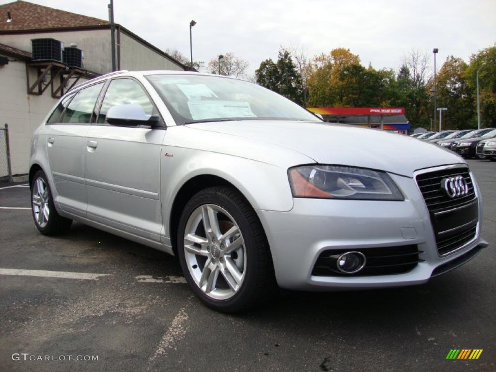 Ice Silver Metallic 2011 Audi A3 2.0 TDI Exterior Photo #39028475