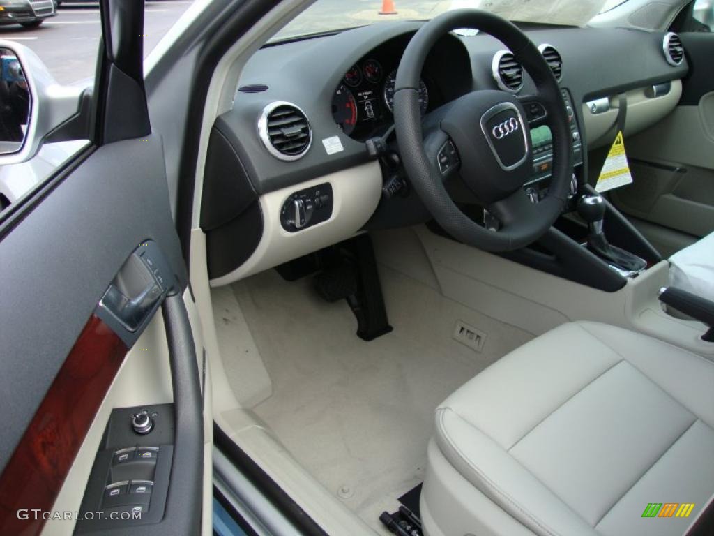 Light Grey Interior 2011 Audi A3 2.0 TDI Photo #39028611