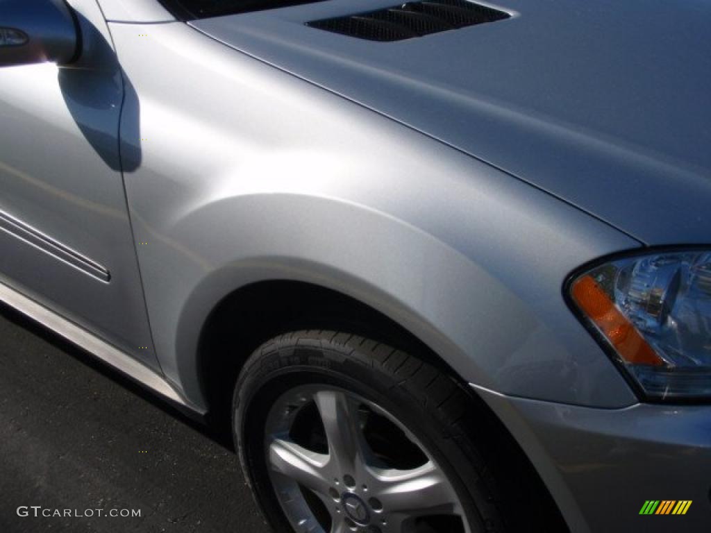 2008 ML 320 CDI 4Matic - Iridium Silver Metallic / Ash Grey photo #7