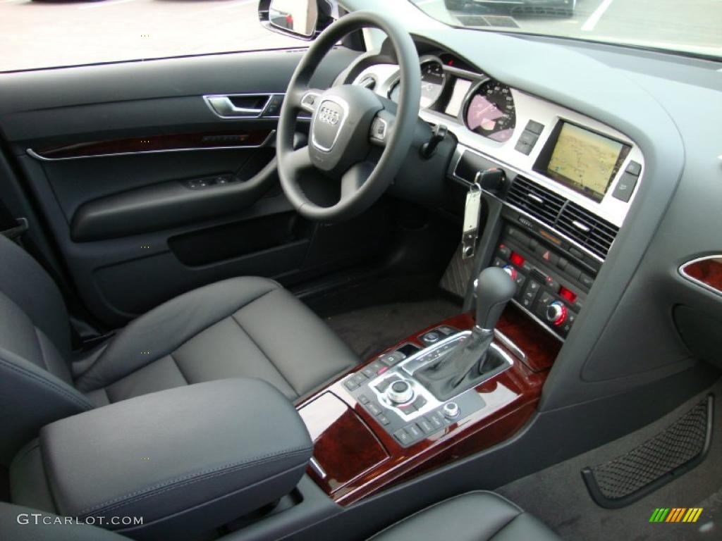 Black Interior 2011 Audi A6 3.0T quattro Sedan Photo #39029451