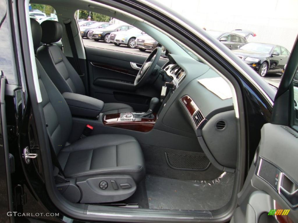 Black Interior 2011 Audi A6 3.0T quattro Sedan Photo #39029470