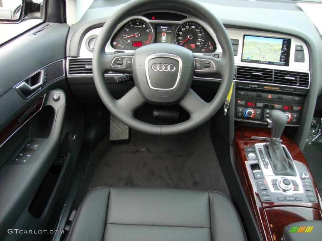 2011 Audi A6 3.0T quattro Sedan Black Dashboard Photo #39029587