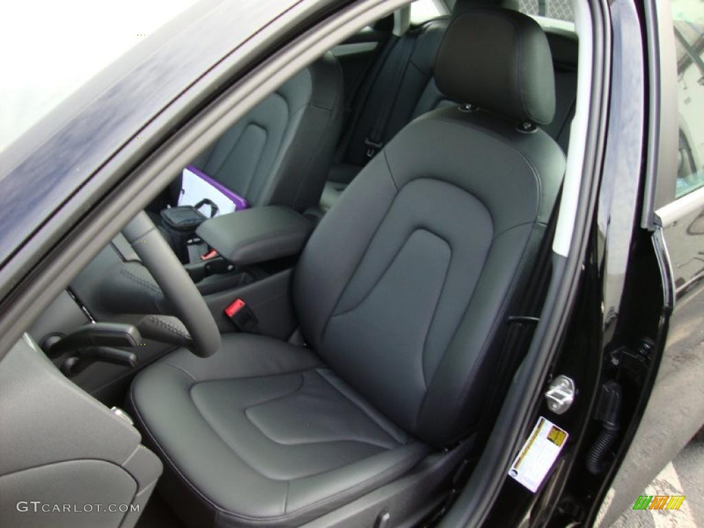 Black Interior 2011 Audi A4 2.0T quattro Sedan Photo #39030047