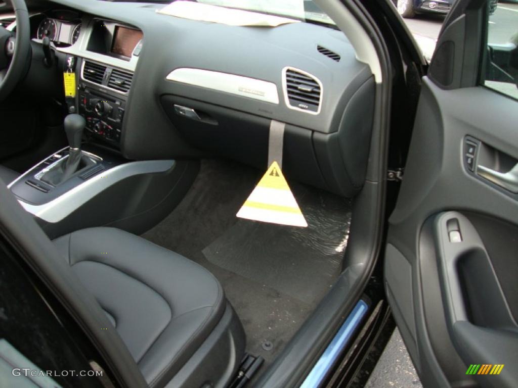 Black Interior 2011 Audi A4 2.0T quattro Sedan Photo #39030063