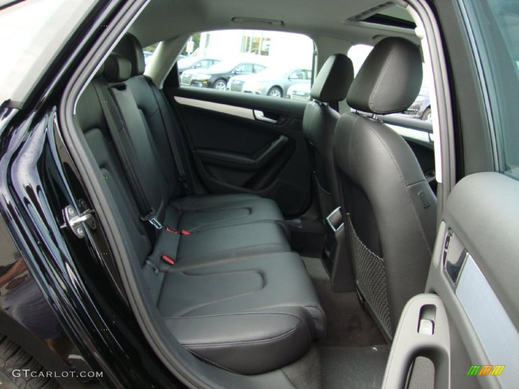 Black Interior 2011 Audi A4 2.0T quattro Sedan Photo #39030139