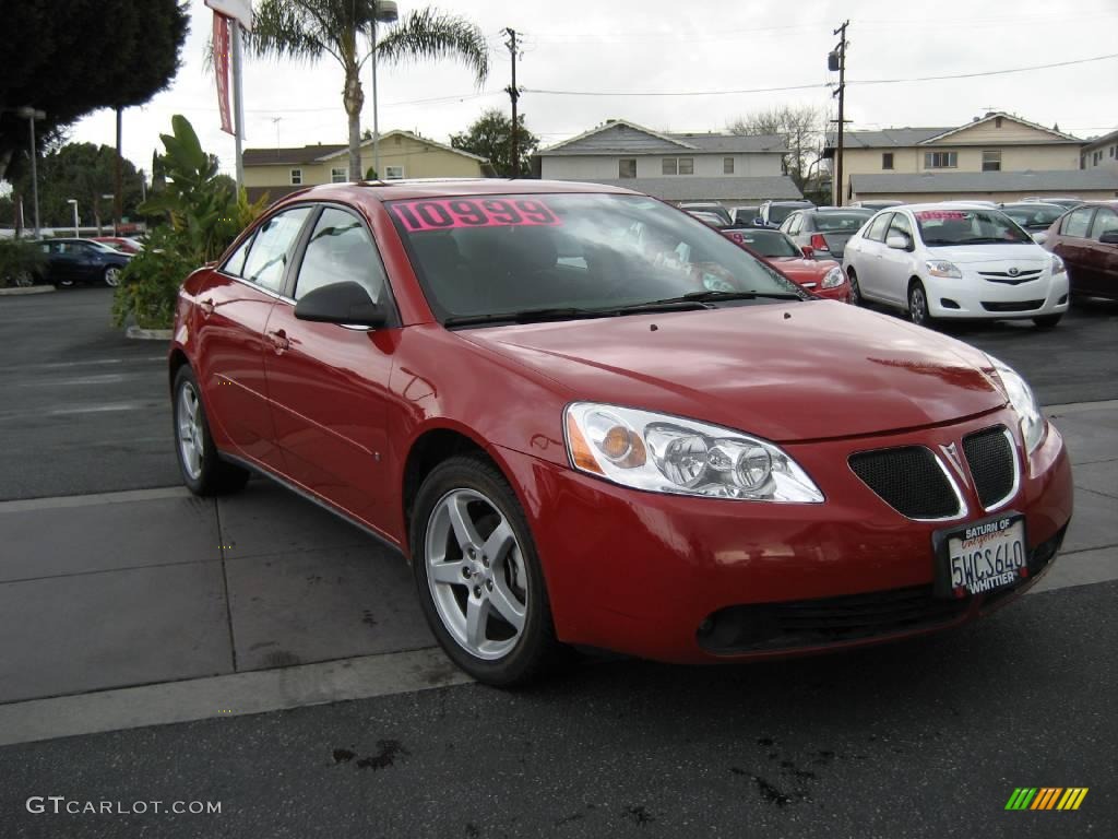 2007 G6 V6 Sedan - Crimson Red / Ebony photo #1