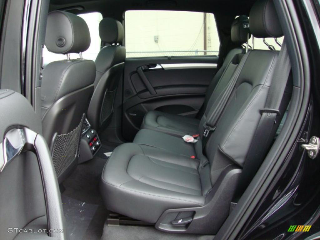 Black Interior 2011 Audi Q7 3.0 TDI quattro Photo #39031775