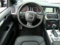 Black 2011 Audi Q7 3.0 TDI quattro Steering Wheel