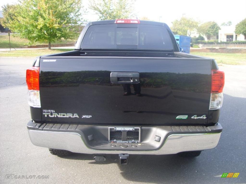 2011 Tundra X-SP Double Cab 4x4 - Black / Black photo #4