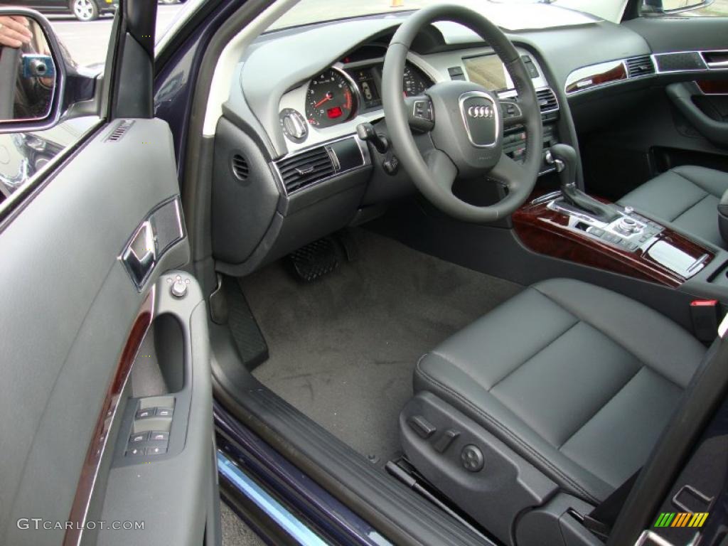 Black Interior 2011 Audi A6 3.0T quattro Sedan Photo #39032164