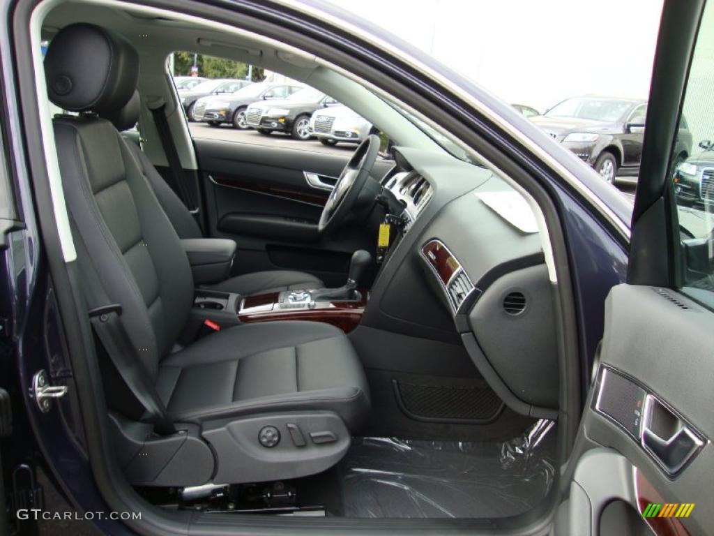 Black Interior 2011 Audi A6 3.0T quattro Sedan Photo #39032277