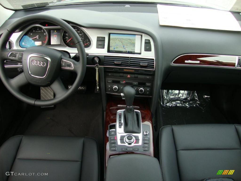 2011 Audi A6 3.0T quattro Sedan Black Dashboard Photo #39032370