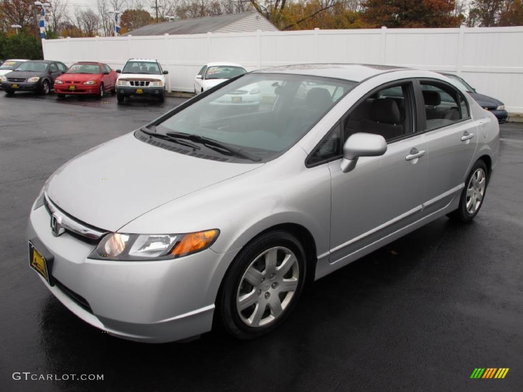 Alabaster Silver Metallic 2008 Honda Civic LX Sedan Exterior Photo #39032879