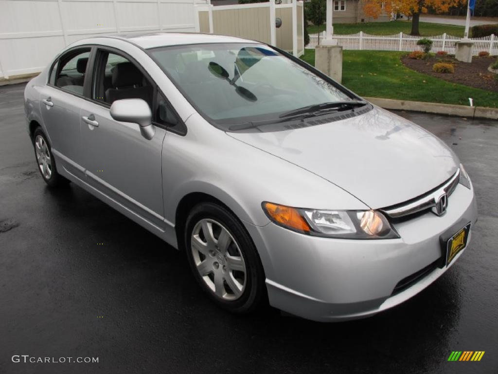Alabaster Silver Metallic 2008 Honda Civic LX Sedan Exterior Photo #39032895