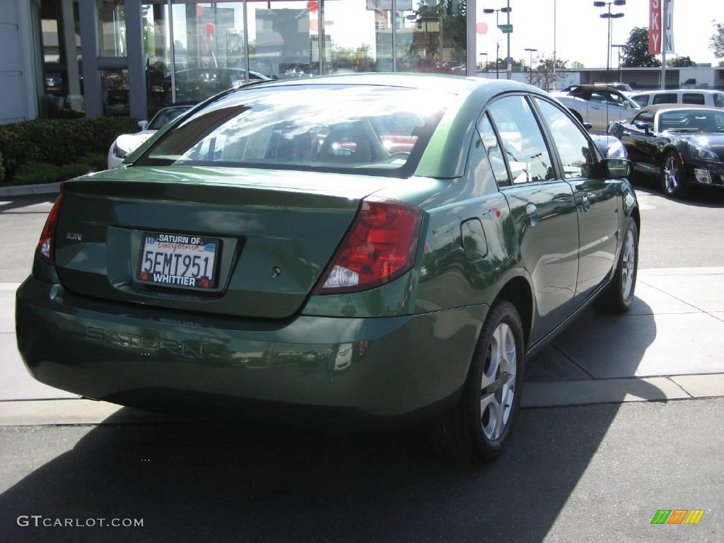 2003 ION 3 Sedan - Medium Green / Tan photo #7